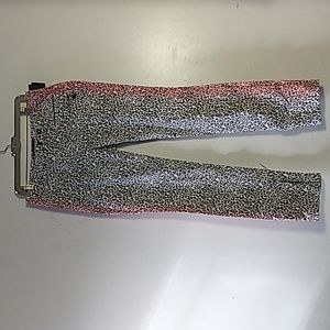 Women's pants gray coral animal print size 30R Maison scotch
